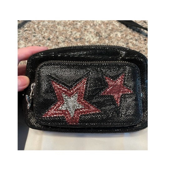 ‼️WOW‼️🤩🤩Pinko Mini Corelli Black Leather & Suede Pouch-NWT🤩SPECIAL EDISION‼️ - Picture 9 of 16